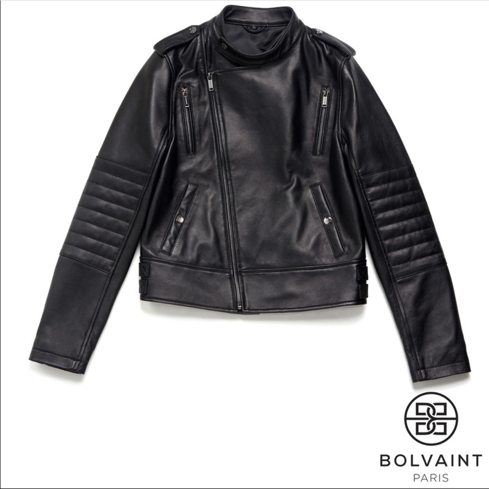 Bolvaint Adelias Lambskin Moto Jacket